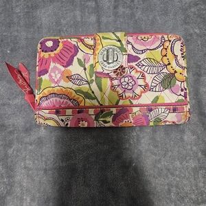 Vera Bradley Turn Lock Wallet